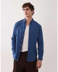 Polo Ralph Lauren - Icon Logo Long Sleeve Cotton Seersucker Shirt - Lyst