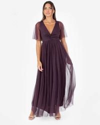 ANAYA - Twist Detail Maxi Dress - Lyst