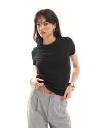 & Other Stories - Short Sleeve Ribbed Fitted Top - Lyst