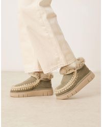 Mou - – bounce 14 – gefütterte stiefel aus wildleder - Lyst