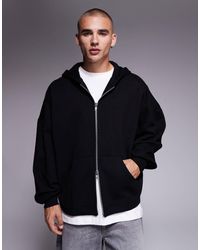 ASOS - Premium Heavyweight Extreme Oversized Zip Up Hoodie - Lyst