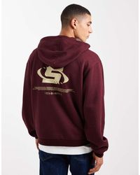 ASOS - Relaxed Boxy Hoodie With Print - Lyst