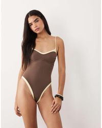 Tala - Contrast Underwired Swimsuit - Lyst