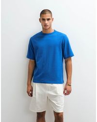 ARKET - Pure Cotton Oversized Textured Boucle T-shirt - Lyst