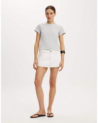 Cotton On - Original Denim Skort - Lyst