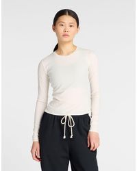 New Balance - Micro-Rib Long Sleeve - Lyst