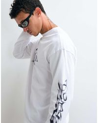 Weekday - Oversized Long Sleeve T-Shirt With Graphic Print - Lyst