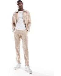 Jack & Jones - Premium Linen Mix Casual Suit Trouser - Lyst