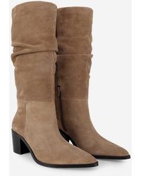 OFF THE HOOK - Muswell Suede Slouchy Knee High Boots - Lyst