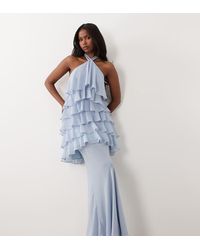 Wanderdoll - Primrose Chiffon Sheer Drape Maxi Skirt - Lyst