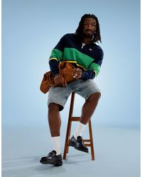 Tommy Hilfiger - Zip Colorblock Rugby Top - Lyst