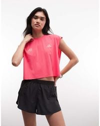 adidas Originals - Adidas Running Ar Cropped T-shirt With Backprint - Lyst