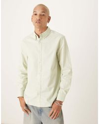 Calvin Klein - Camicia Oxford Classica Menta - Lyst