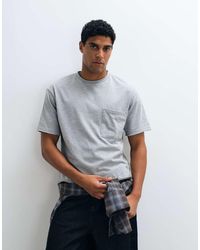 ASOS - Boxy Relaxed T-shirt With Pocket And Raw Hems - Lyst