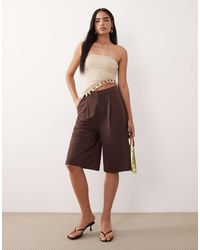 ASOS - Elegante Bermudashort Met Linnenlook - Lyst