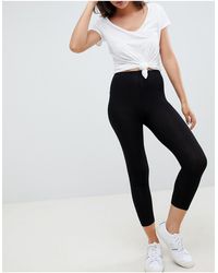 ASOS Укороченные Леггинсы - Черный