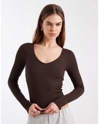 Cotton On - Active Ultra Soft Scoop Neck Long Sleeve Top - Lyst