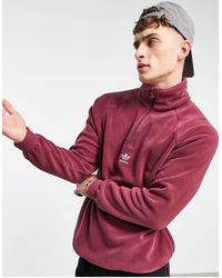 Forro polar violeta con cremallera adidas Originals de Polar de color Morado  para hombre | Lyst