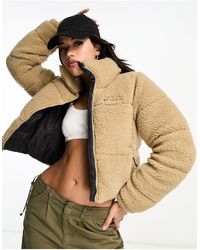 Columbia - Puffect Cropped Sherpa Jacket - Lyst