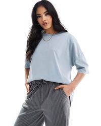 ASOS - High Low Oversized Tee Washed - Lyst