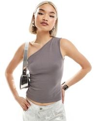Weekday - Cindy One Shoulder Top - Lyst