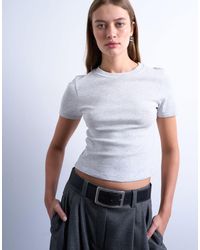 TOPSHOP - – kurzes alltags-t-shirt - Lyst