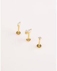 Lovisa - – set mit piercings aus vergoldetem, chirurgischem edelstahl - Lyst