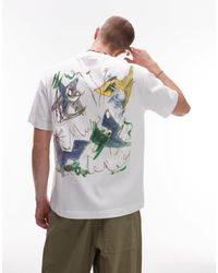 TOPMAN - – oversize-t-shirt - Lyst