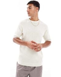 Threadbare - Cotton Rich Knitted T-Shirt - Lyst