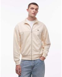 Lacoste - Zip Through Sweat Jacket - Lyst