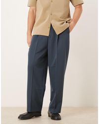 ASOS - Balloon Fit Dress Pants With Front Pleats - Lyst