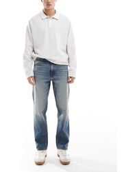ASOS - Jeans Dritti Elasticizzati Lavaggio Scuro - Lyst