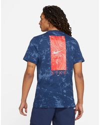 Nike Wash Drip T-shirt With Print in 