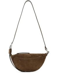 AllSaints - – luna – umhängetasche aus wildleder - Lyst