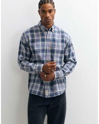 Abercrombie & Fitch - Oversized Flannel Shirt - Lyst