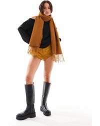 ASOS - Supersoft Scarf With Tassels - Lyst