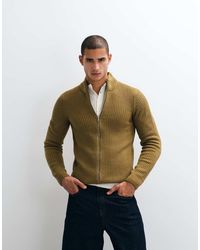 Blend - Knitted Zip Through Jacket - Lyst