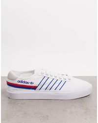 adidas Originals Rubber Delpala Happy Camping Sneakers in White for Men -  Lyst