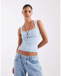 JJXX - Knitted Sqaure Neck Top - Lyst