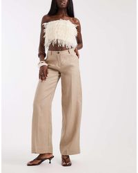 & Other Stories - Pure Linen Tailored Trousers - Lyst
