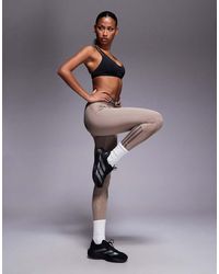 adidas Originals - Adidas Training Hyperglam Rib Full Length Leggings - Lyst