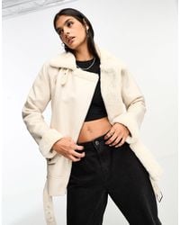 Stradivarius - – oversize-pilotenjacke - Lyst