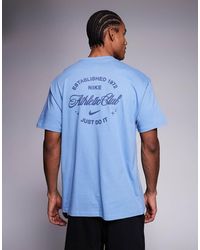 Nike - Athletic Club Graphic Back Print T-shirt - Lyst