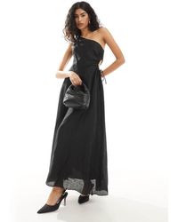 Forever New - Asymmetrical Cut Out Waist Maxi Dress - Lyst