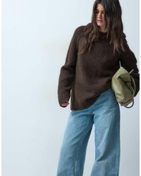 ASOS - Oversized Fluffy Trui - Lyst
