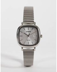 G-Shock - Ltp-B166D-7Avef Stainless Steel Analogue Watch - Lyst