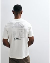 Barbour - Woodbine Short Sleeve Relaxed Graphic T-shirt With Back Print - Lyst