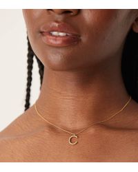 Accessorize - Z Twisted C Initial Necklace - Lyst