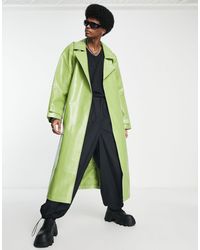 ASOS - Trench-coat en imitation cuir ultra oversize - Lyst
