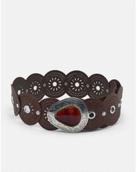 Pull&Bear - Belt With Circle Buckle - Lyst